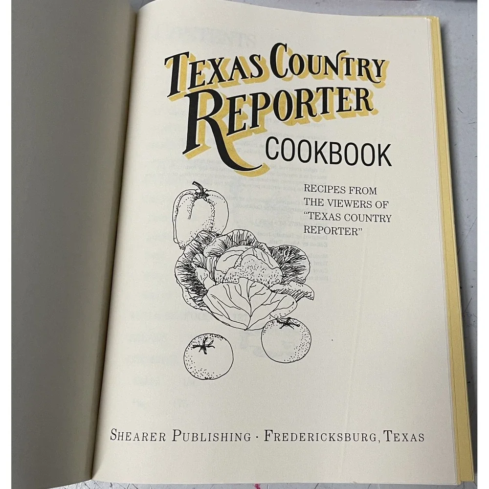 TEXAS COUNTRY REPORTER COOKBOOK BOB PHILLIPS‎ TEXAS RECIPES PB 1990'S
